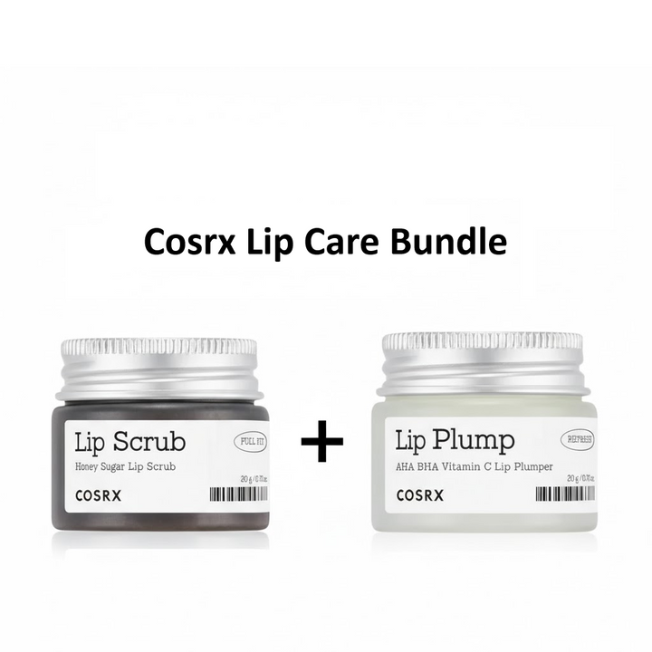 COSRX Full Fit Lip Scrub & Refresh Lip Plumper Bundle (1+1 FREE)