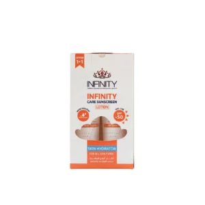 Infinity Care Sunscreen Lotion SPF50+ 1+1